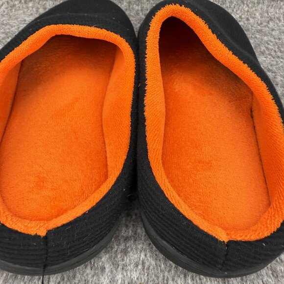 ✅Mens 7-8 Rockdove Slippers Black & Orange Memory Foam Comfort Sole Hunting/camp - Picture 3 of 13